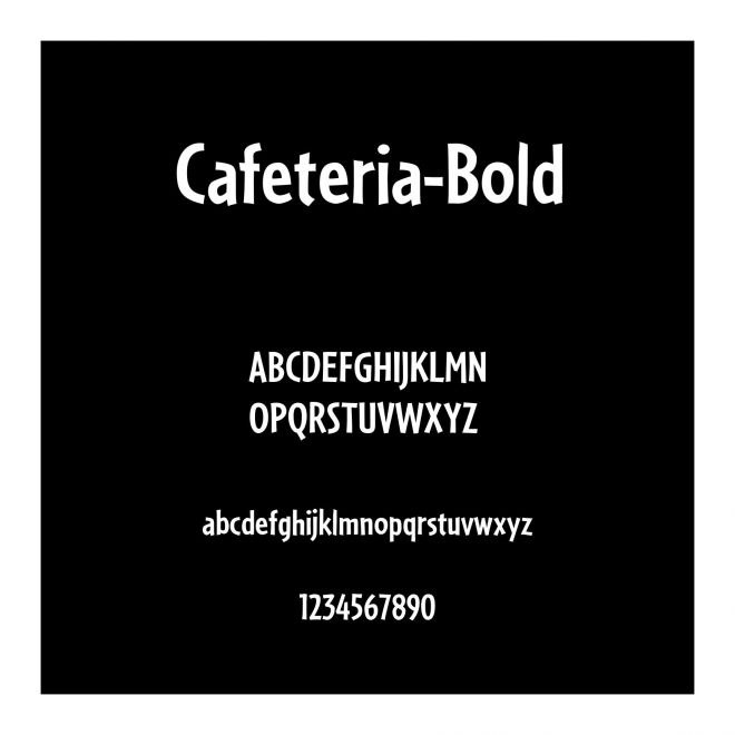 Cafeteria-Bold