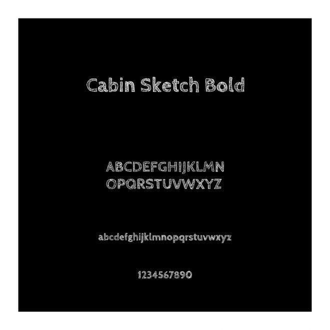 Cabin Sketch Bold