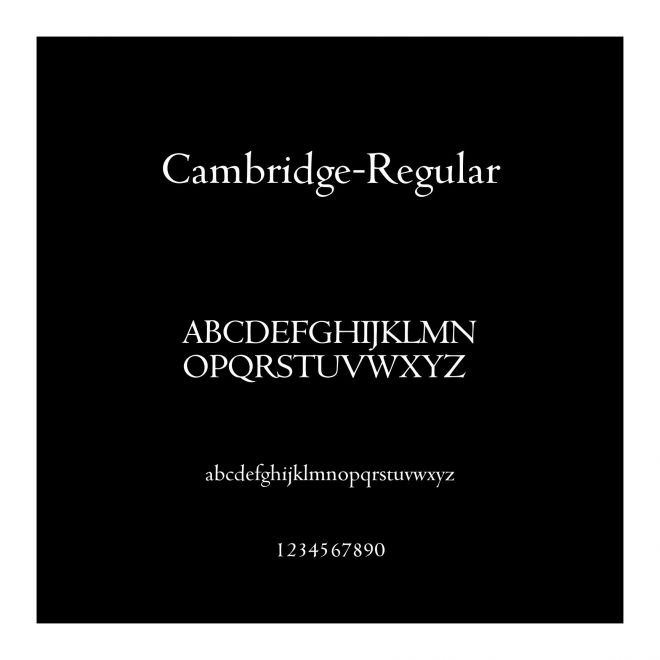 Cambridge-Regular