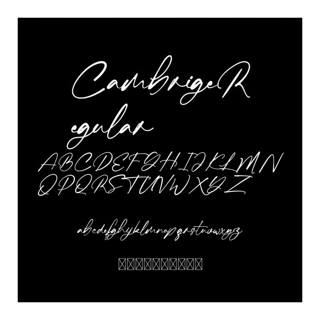 CambrigeRegular
