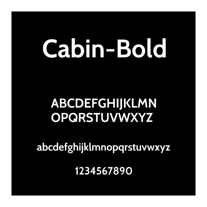 Cabin-Bold