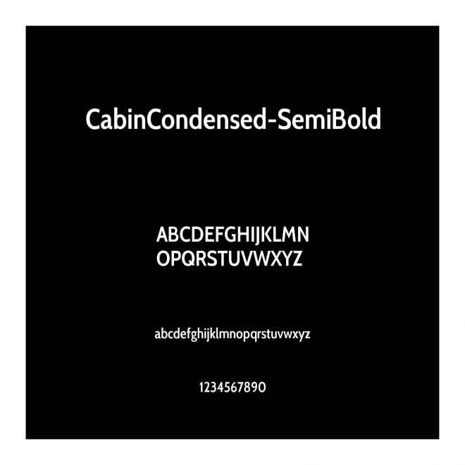 CabinCondensed-SemiBold