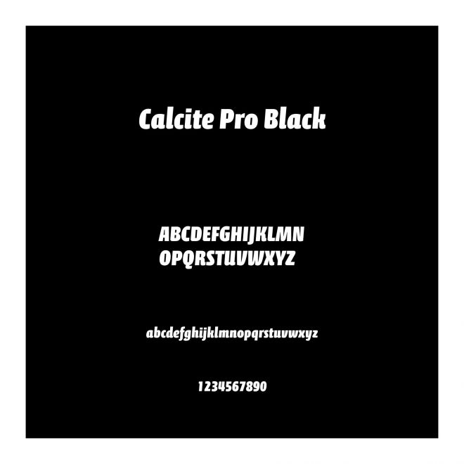Calcite Pro Black