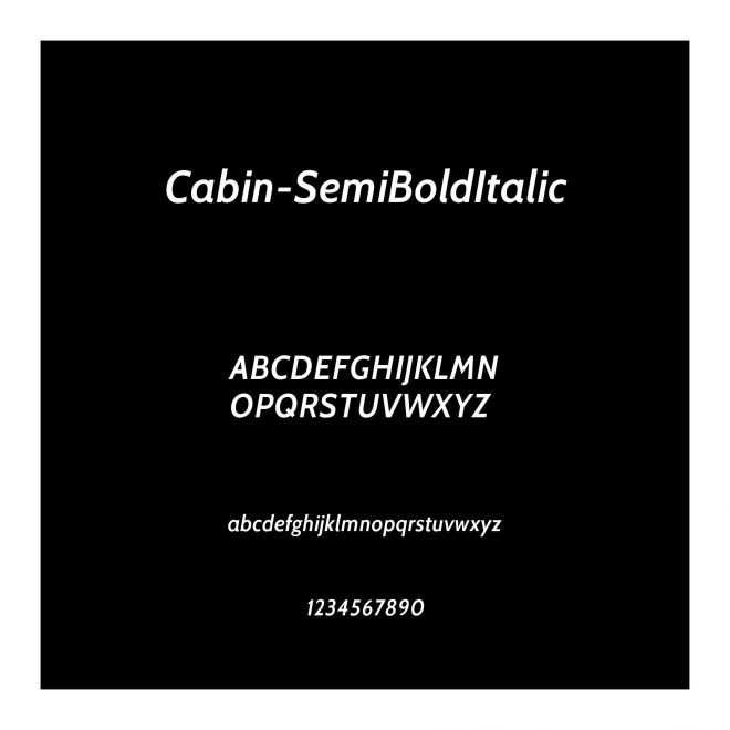 Cabin-SemiBoldItalic