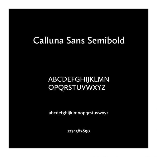 Calluna Sans Semibold