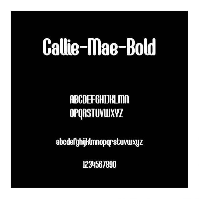 Callie-Mae-Bold