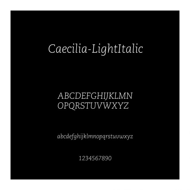 Caecilia-LightItalic