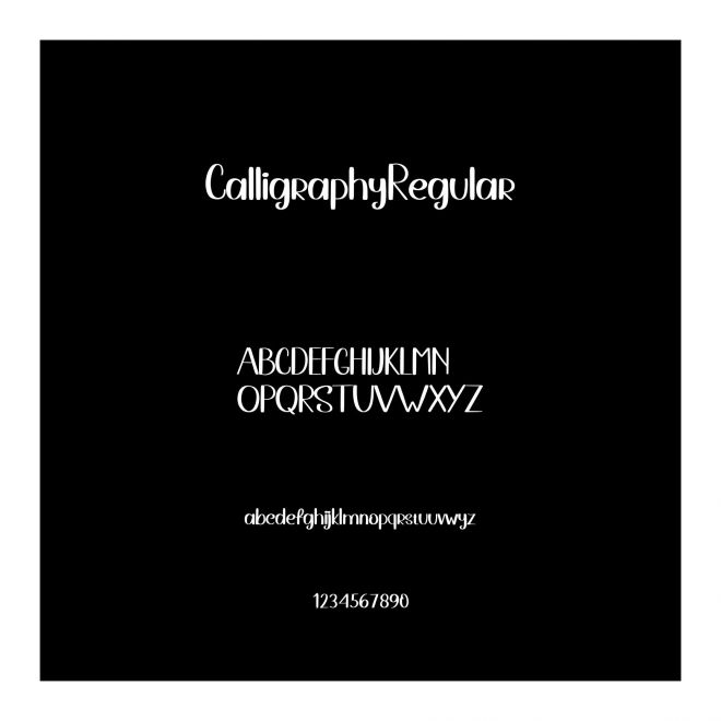 CalligraphyRegular