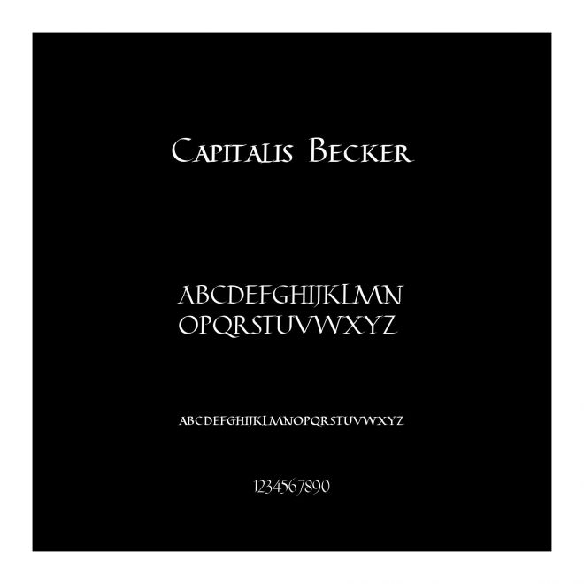 Capitalis Becker