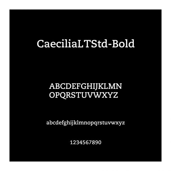 CaeciliaLTStd-Bold