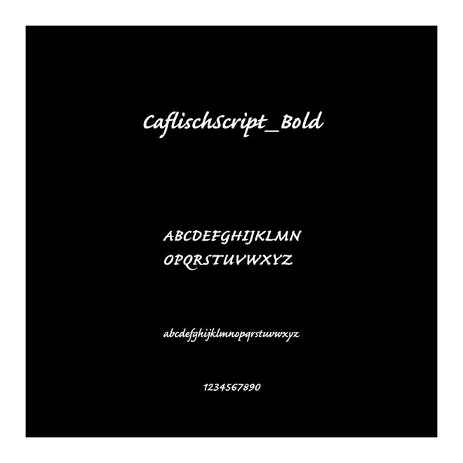CaflischScript_Bold