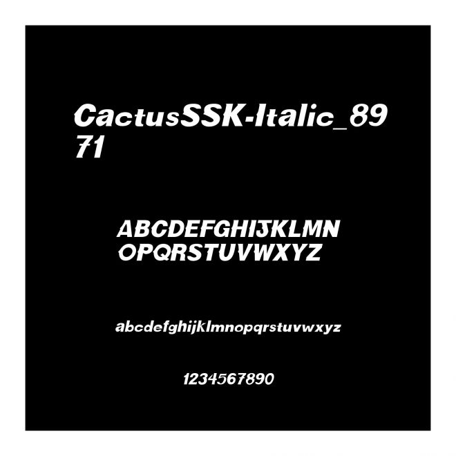 CactusSSK-Italic_8971