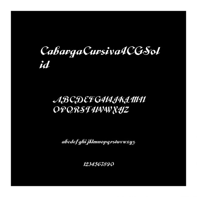 CabargaCursivaICGSolid