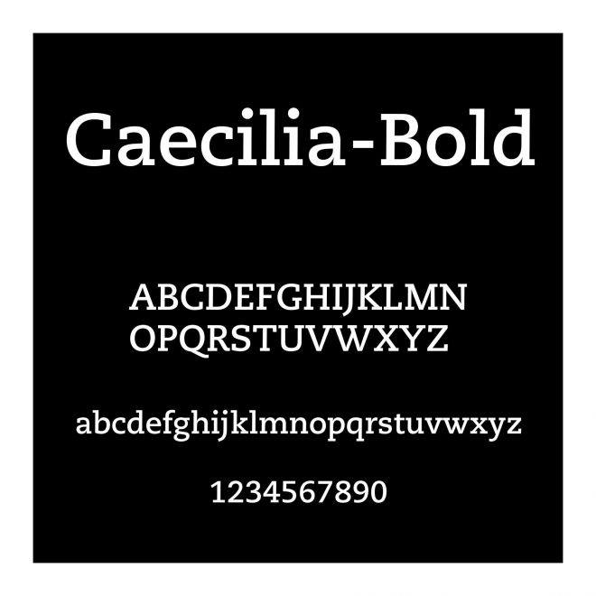 Caecilia-Bold