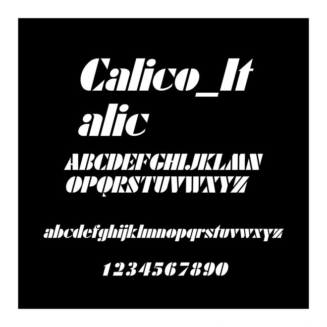 Calico_Italic
