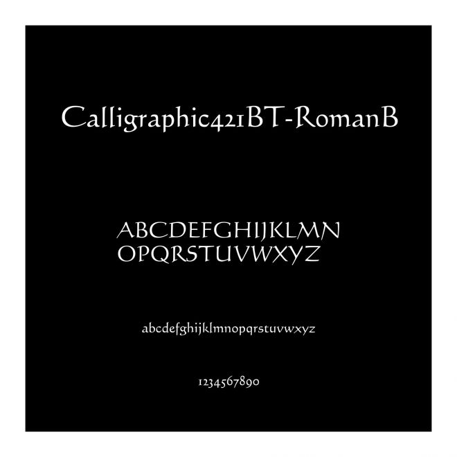 Calligraphic421BT-RomanB