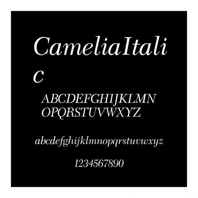CameliaItalic