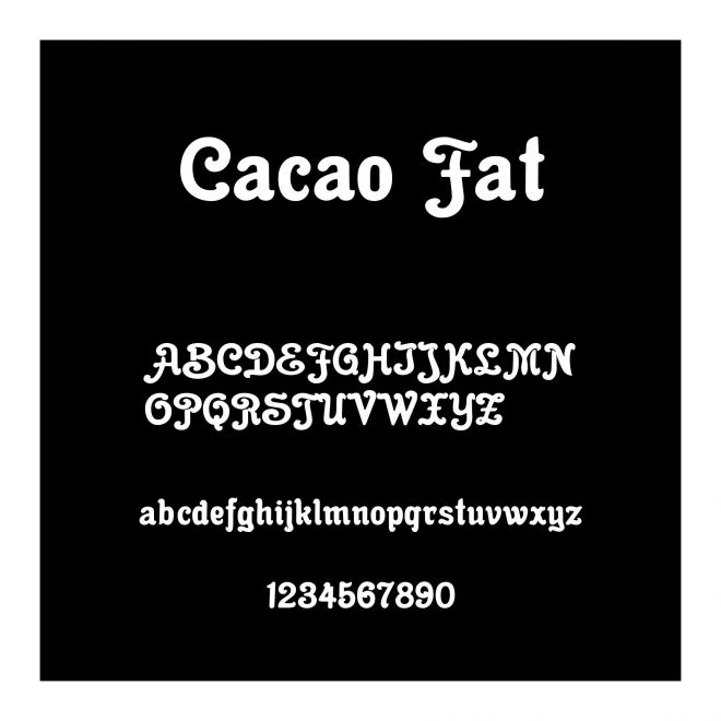 Cacao Fat