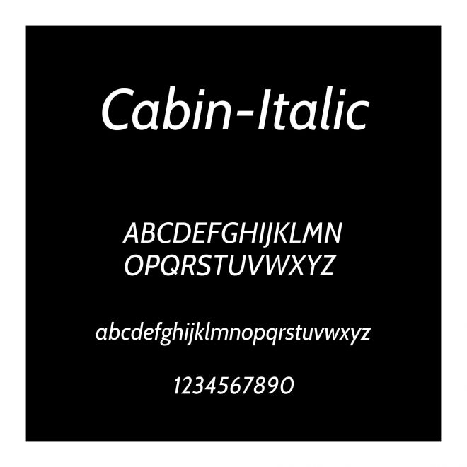 Cabin-Italic