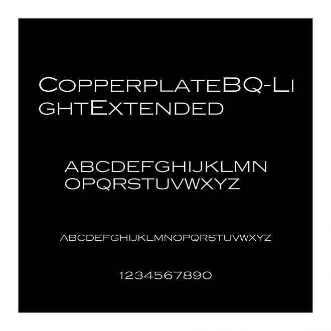 CopperplateBQ-LightExtended