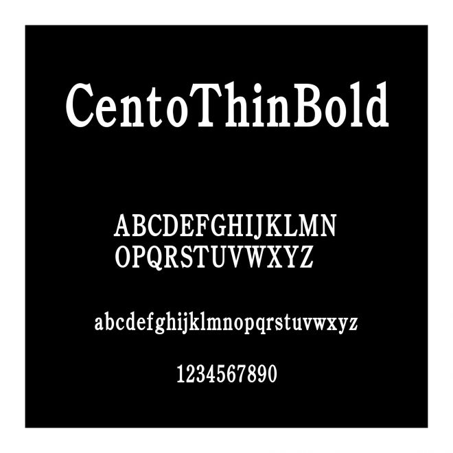 CentoThinBold