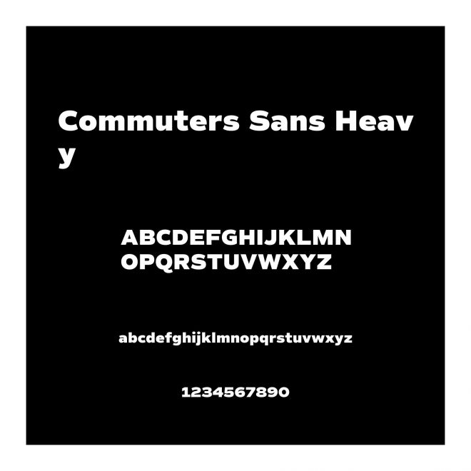 Commuters Sans Heavy