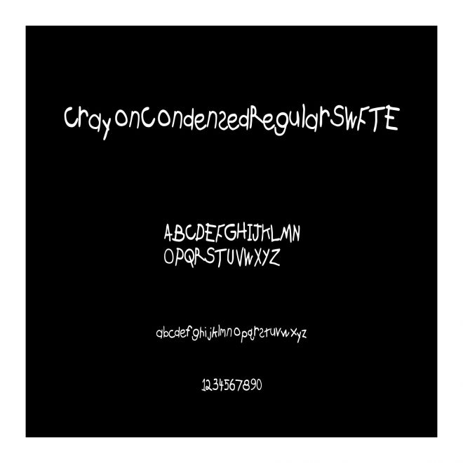 CrayonCondensedRegularSWFTE