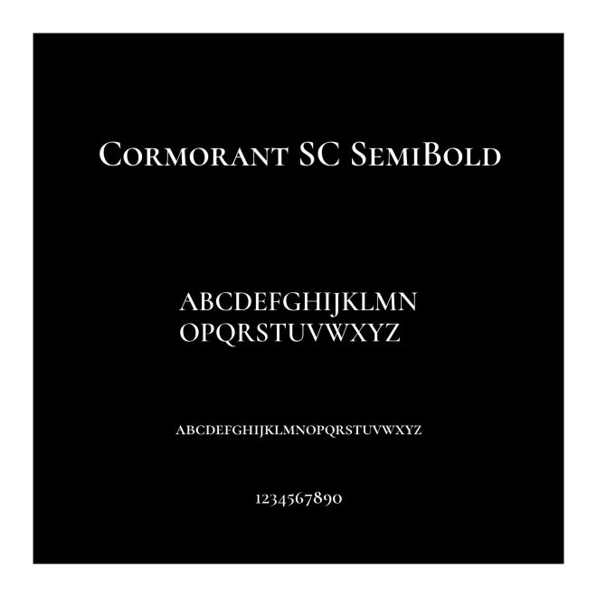 Cormorant SC SemiBold