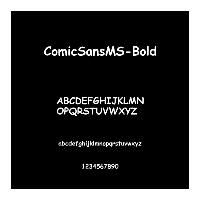 ComicSansMS-Bold