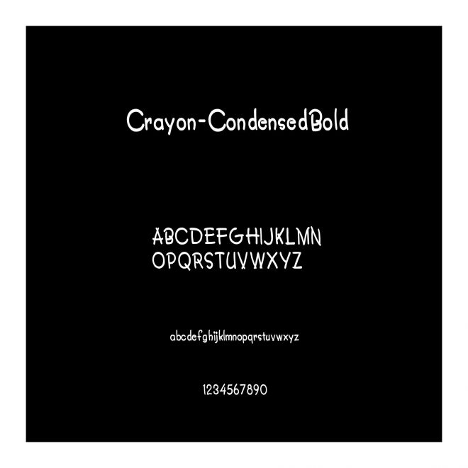Crayon-CondensedBold