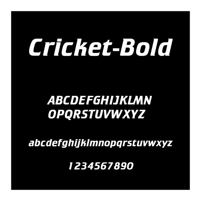 Cricket-Bold