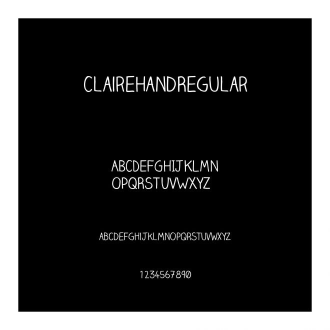 ClaireHandRegular
