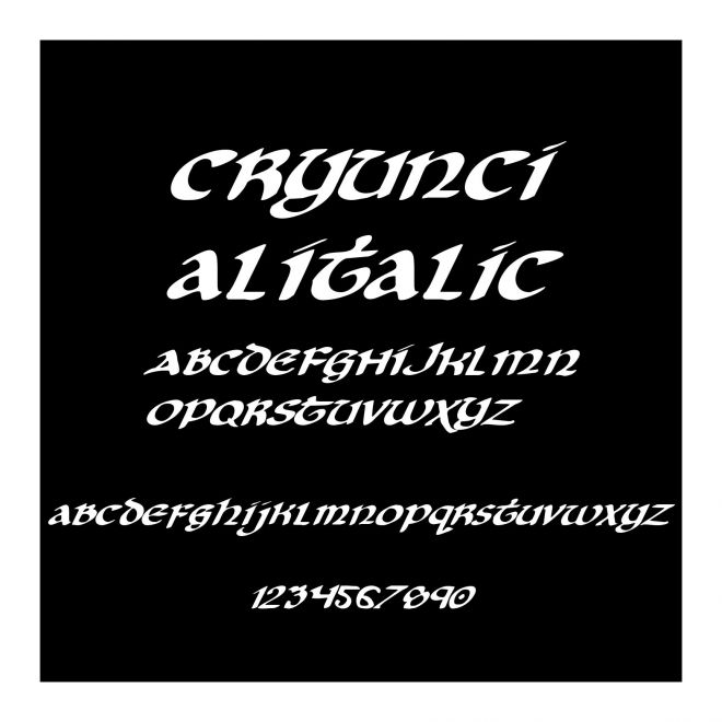 CryUncialItalic