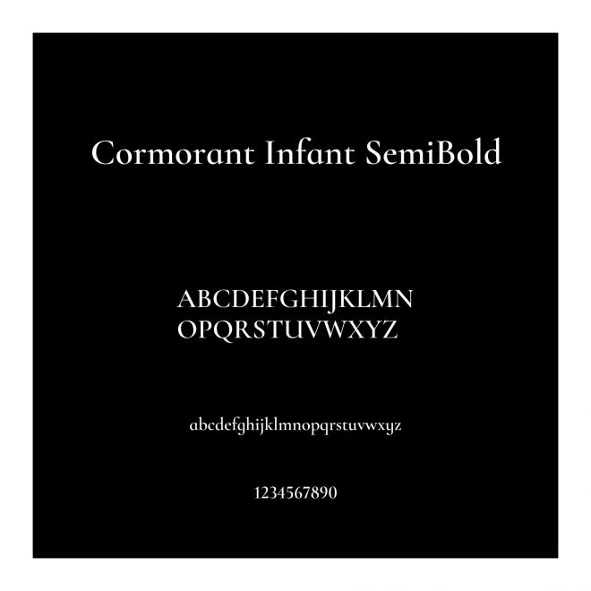 Cormorant Infant SemiBold