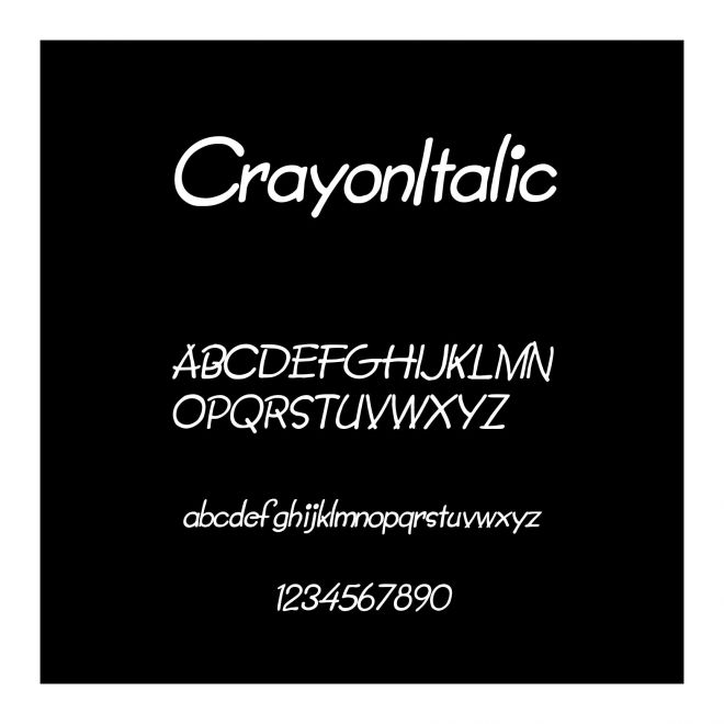 CrayonItalic