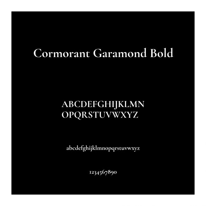 Cormorant Garamond Bold