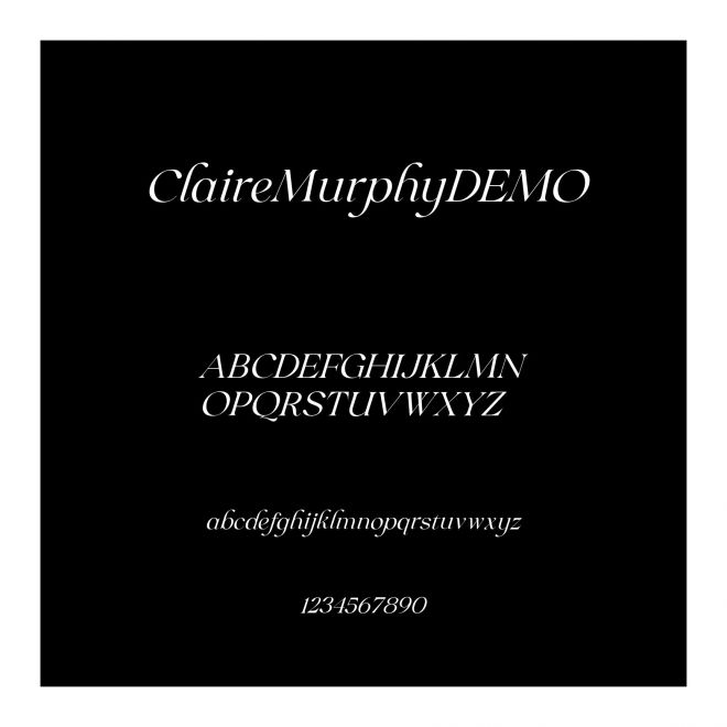 ClaireMurphyDEMO