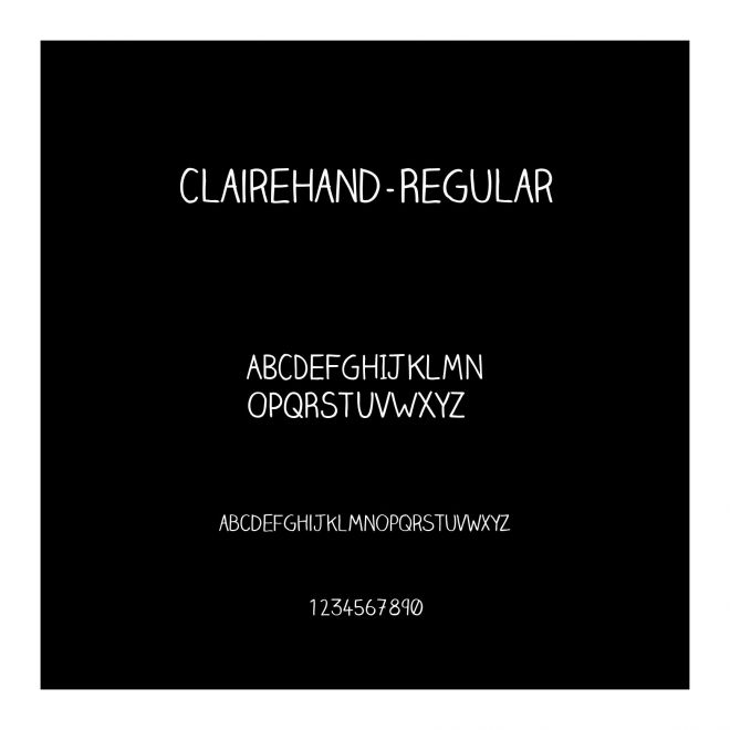 ClaireHand-Regular