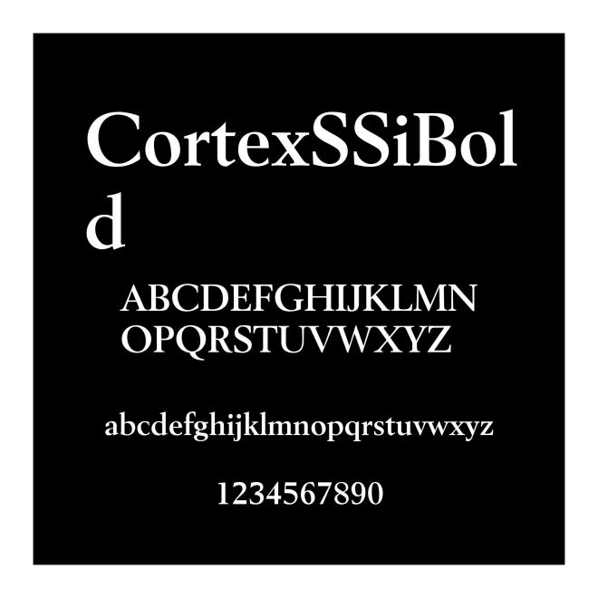 CortexSSiBold