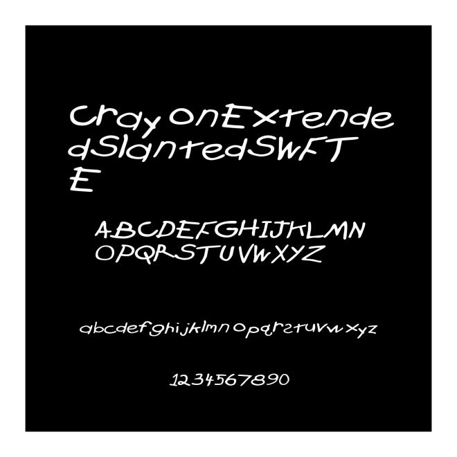 CrayonExtendedSlantedSWFTE
