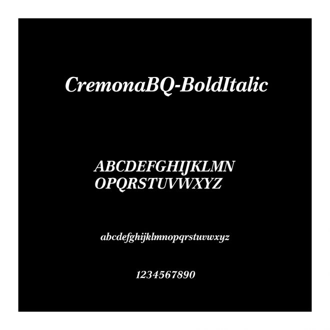 CremonaBQ-BoldItalic