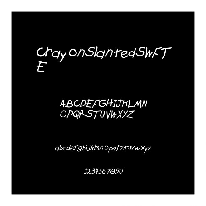 CrayonSlantedSWFTE