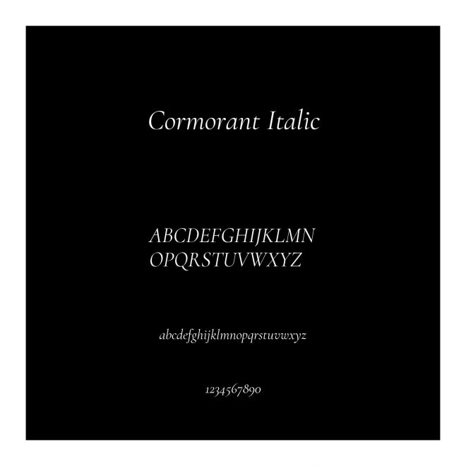 Cormorant Italic