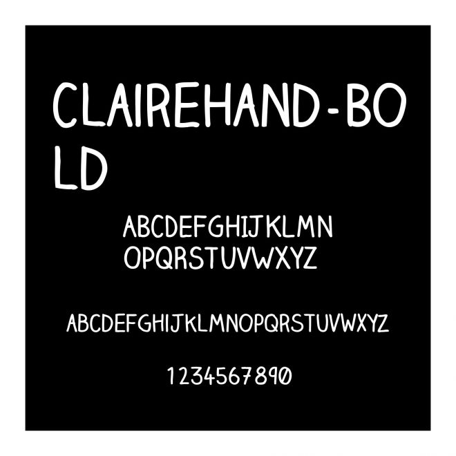 ClaireHand-Bold
