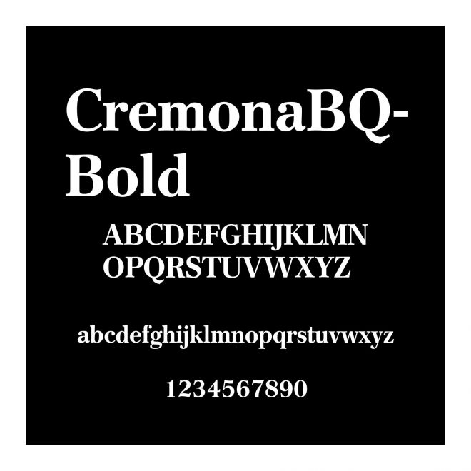 CremonaBQ-Bold
