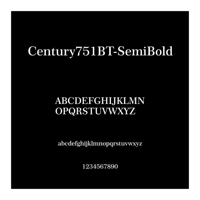 Century751BT-SemiBold