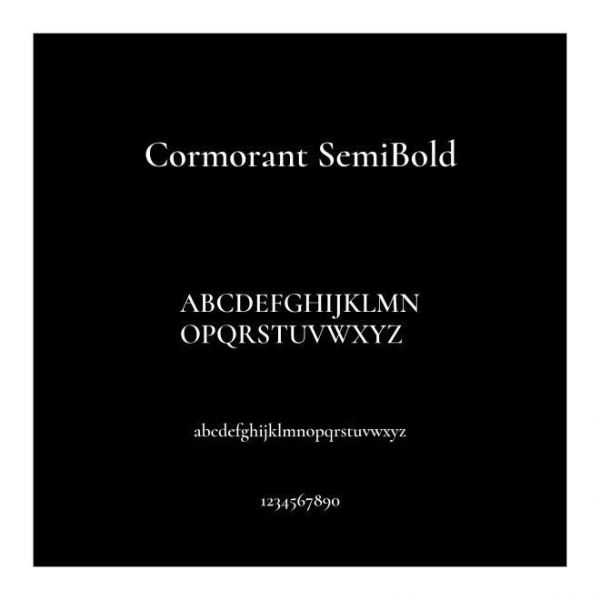 Cormorant SemiBold