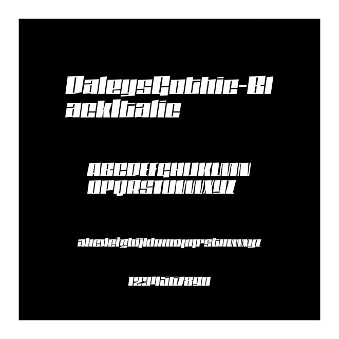 DaleysGothic-BlackItalic