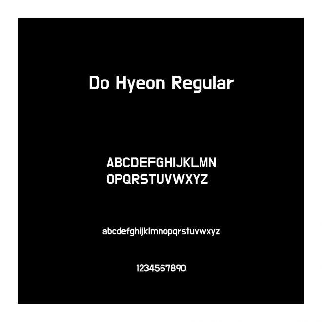 Do Hyeon Regular