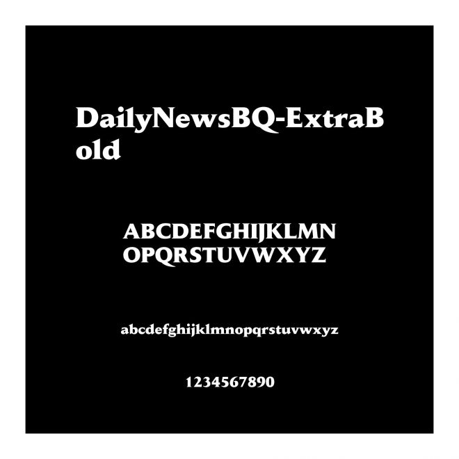 DailyNewsBQ-ExtraBold
